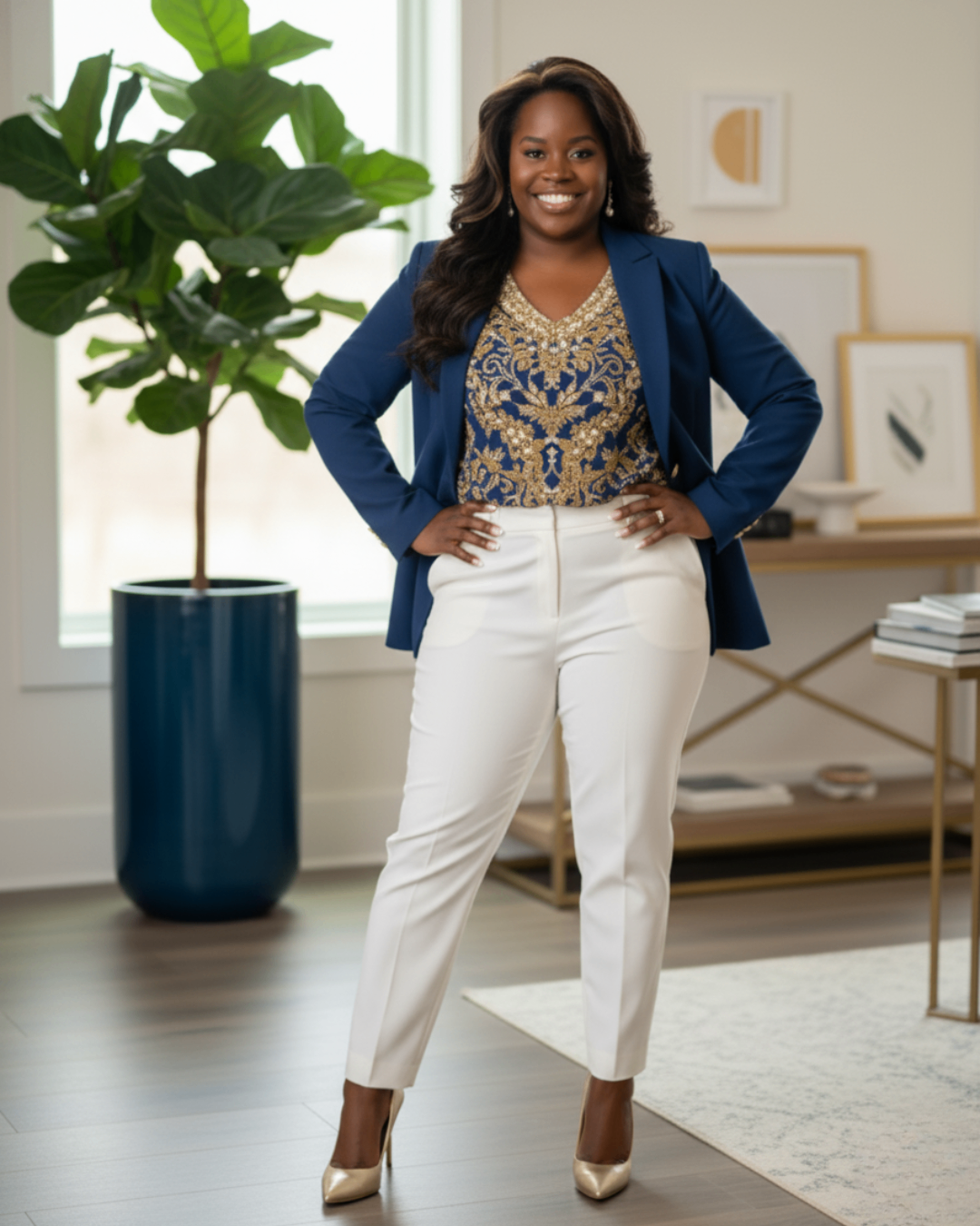 Jessica LaShawn leading an educational program with students